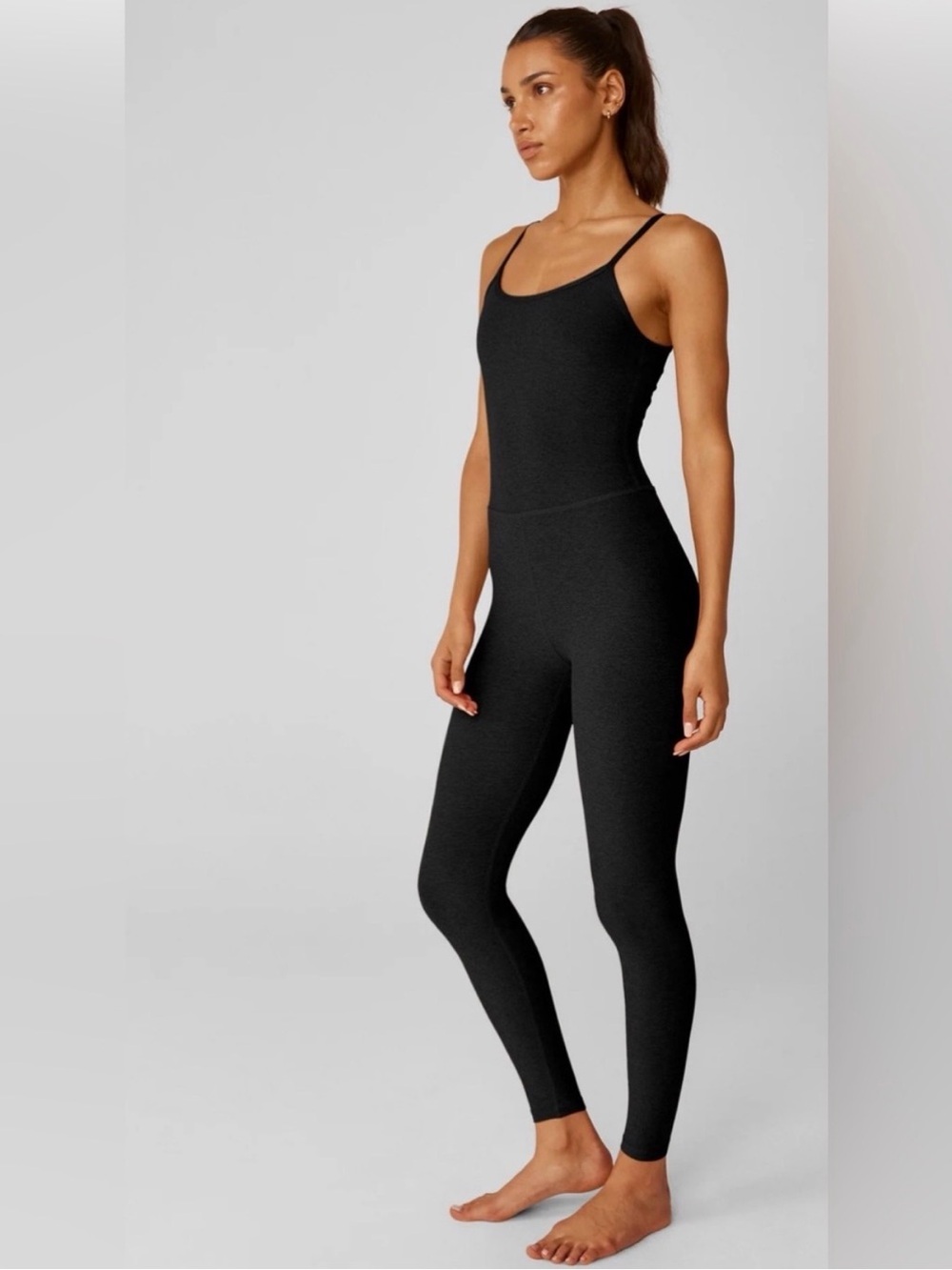 Beyond Yoga Black Jumpsuit Bodysuit Spacedye Size Medium